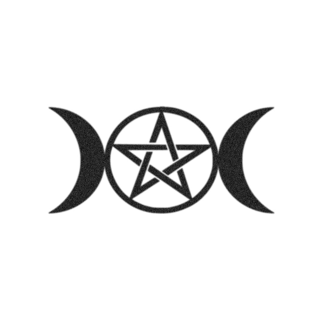 wiccan moons tattoo design