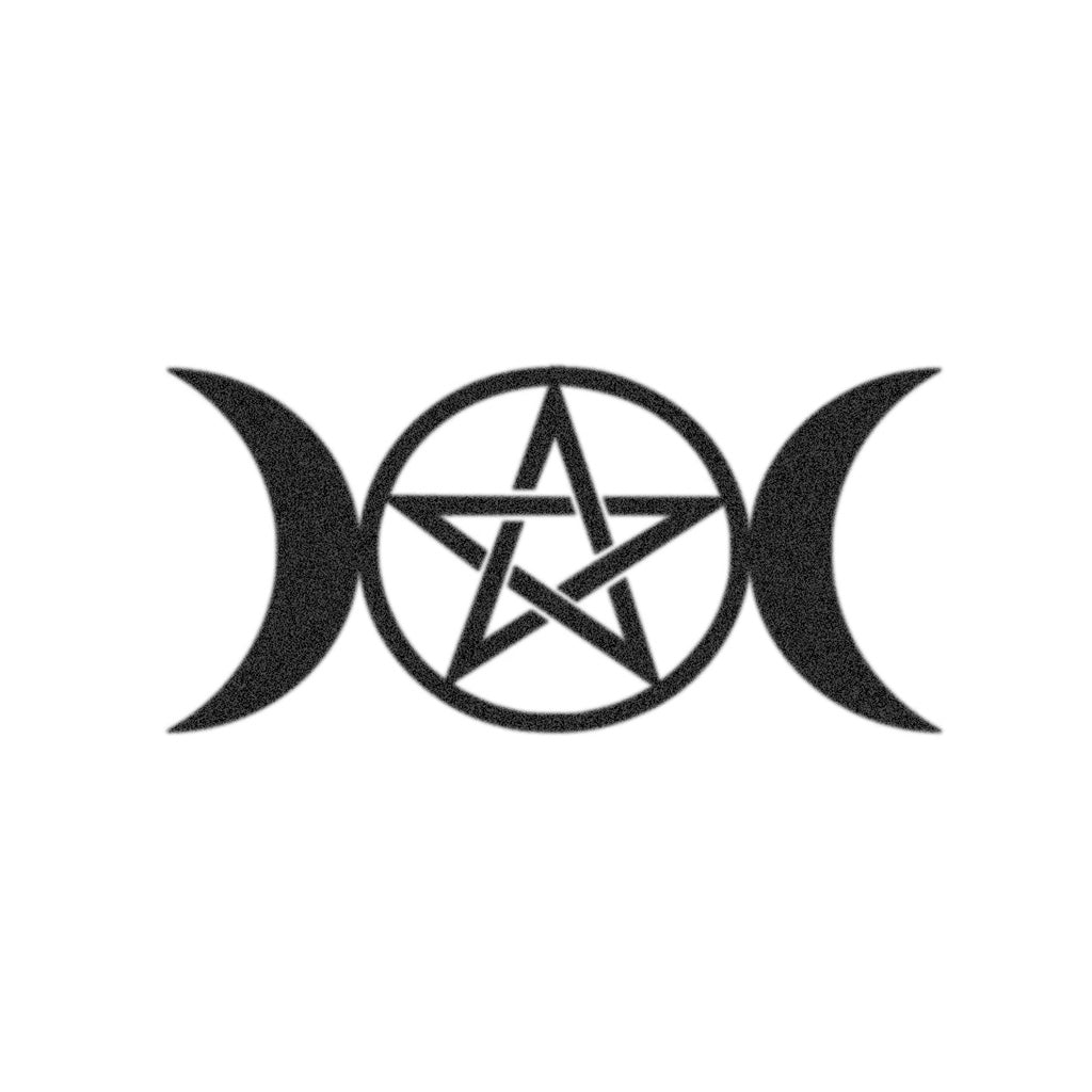 Triple Moon Symbol Tattoo (Triple Goddess) TattooIcon