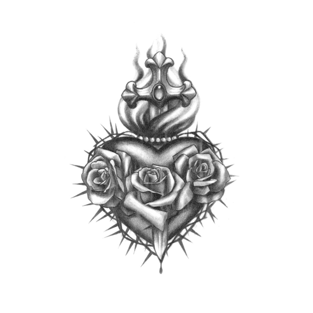 sacred heart tattoo
