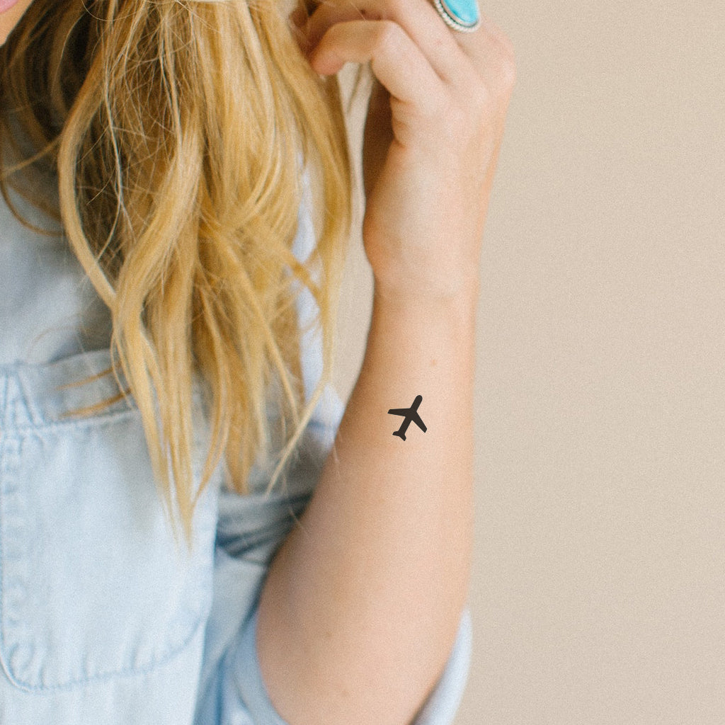 Airplane Tattoo (Set of 2)