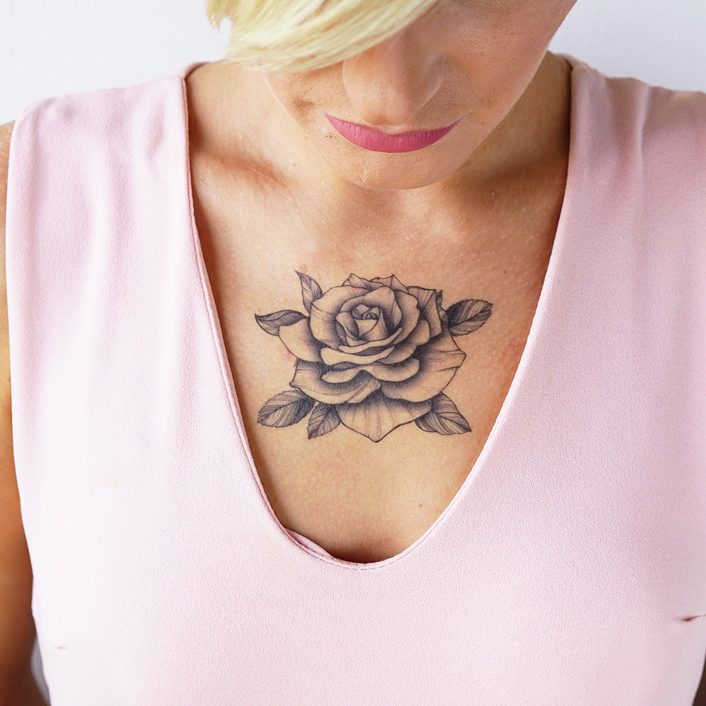 black rose tattoo