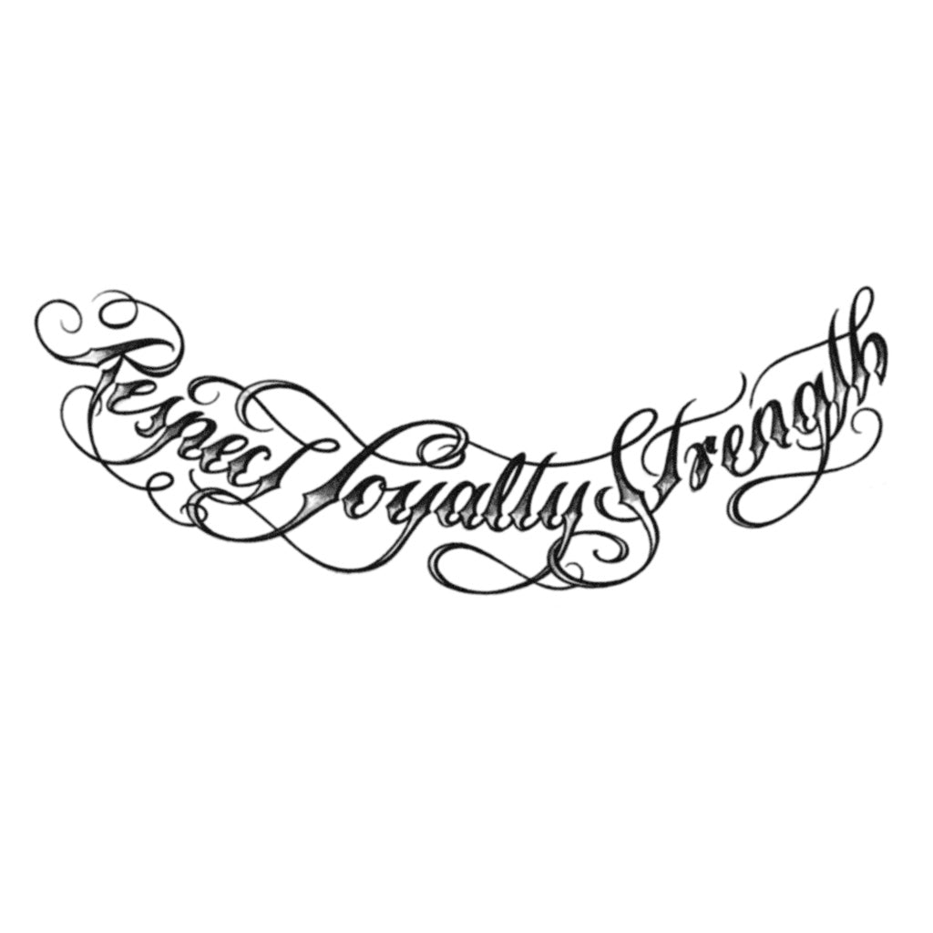 Respect Tattoo Realistic Temporary Tattoos Tattoo Icon TattooIcon