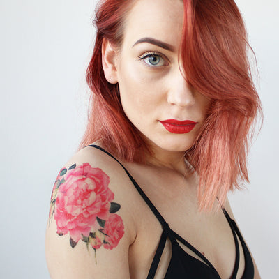 watercolor temporary tattoo