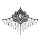 underboob temporary tattoo design