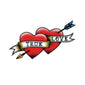 true love temporary tattoo