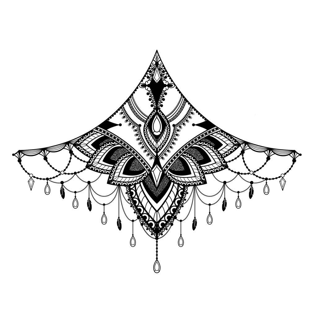 Mandala Under Breast Tattoos That Inspire