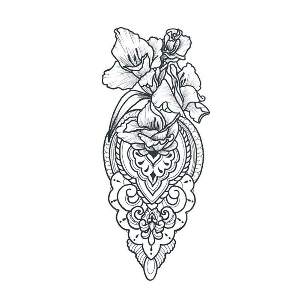 mandala tattoo drawing