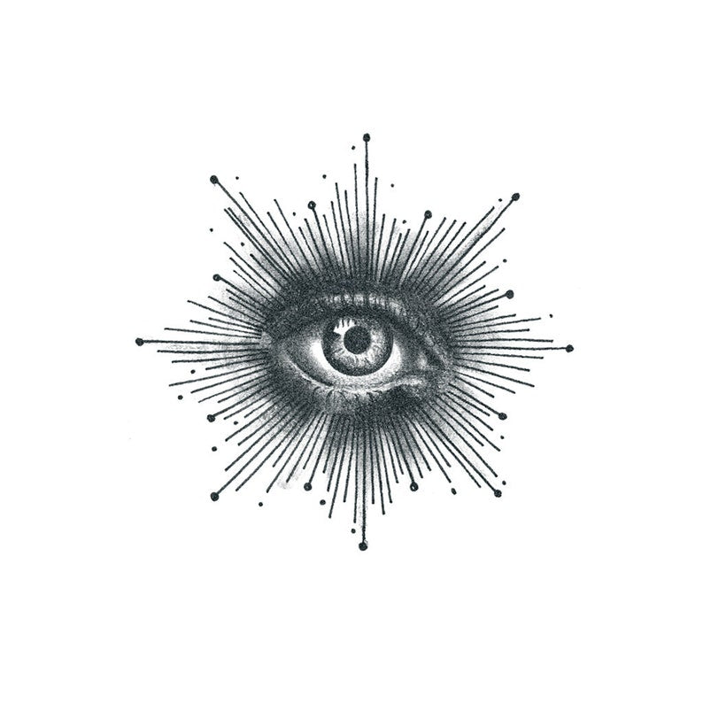 eyeball drawing tattoo