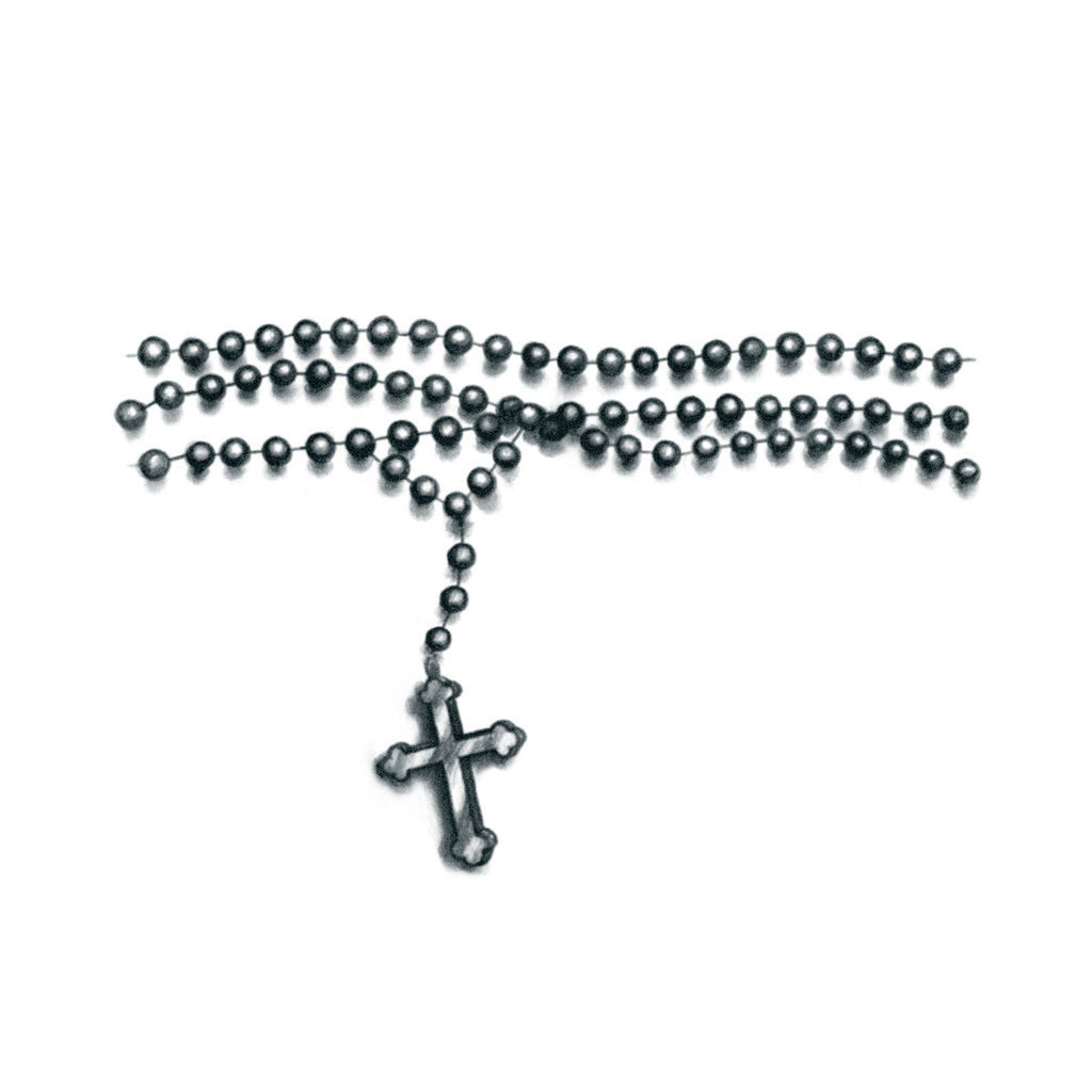 Hand Rosary Tattoo