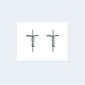 Tiny Jesus Cross Tattoo (Set of 2)