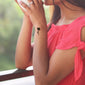 Black Silhouette Rose Tattoo (Set of 2)