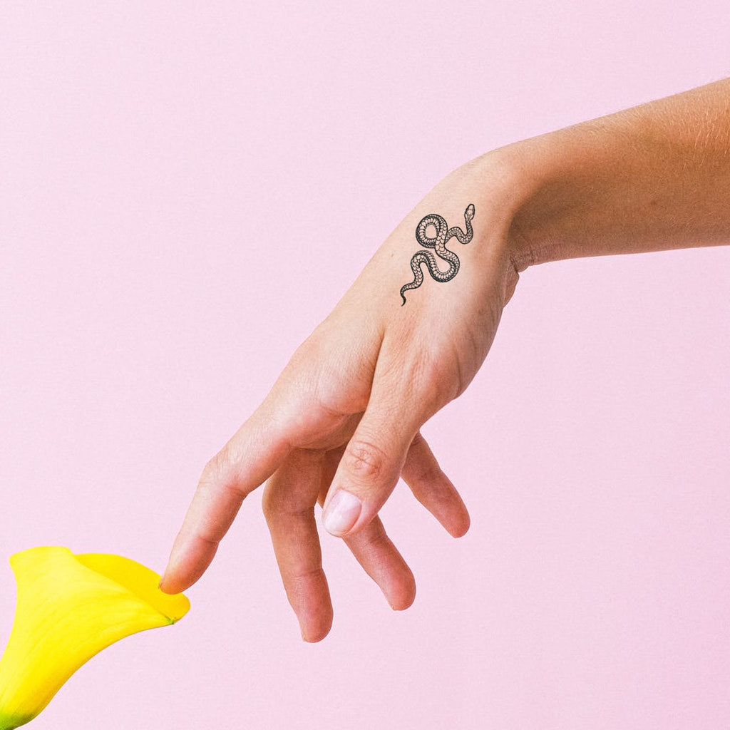 Small Snake Tattoo (Set of 2)
