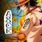Portgas D. Ace Temporary Tattoo