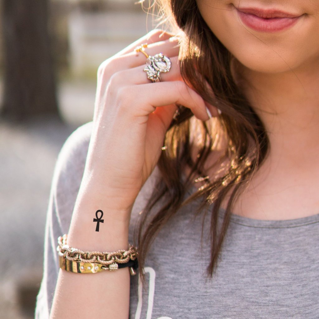 ankh temporary tattoo