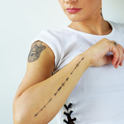 boho arrows tattoo