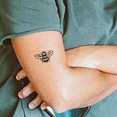 Bee Tattoo Set (2 tattoos)