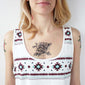 rose temporary tattoo