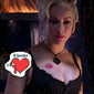 bride of chucky temporary tattoo costume