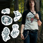 Eddie Munson Temporary Tattoos Set