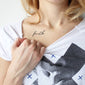 faith word temporary tattoo