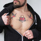 traditional heart temporary tattoo