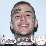 Lil Peep Face Tattoo Set