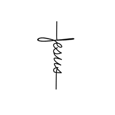 jesus cross tattoo