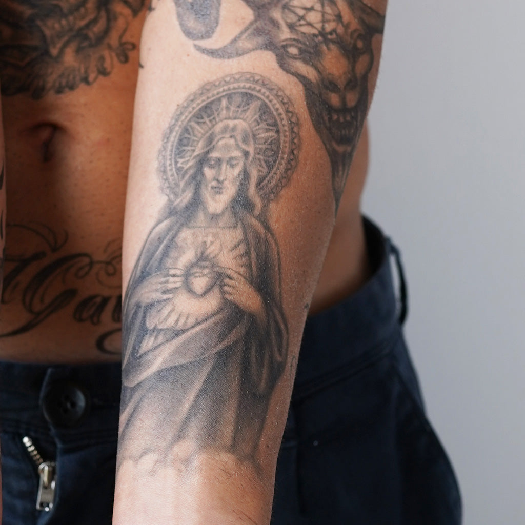 sacred heart jesus tattoo
