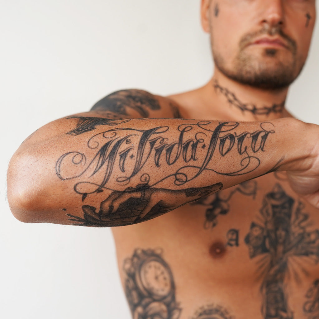 'Mi Vida Loca' Realistic Temporary Tattoo Tattoo Icon TattooIcon