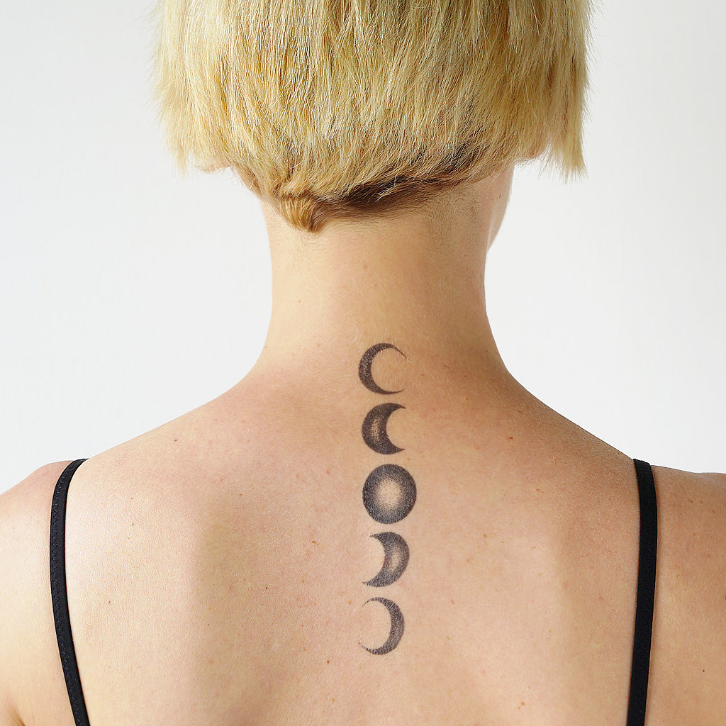 moon phases tattoo