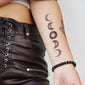 moon phase temporary tattoo