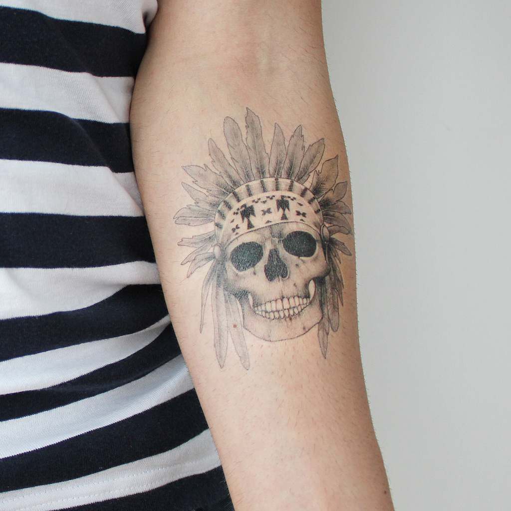 headdress temporary tattoo