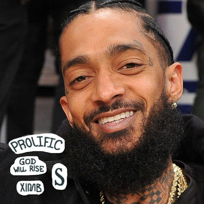 nipsey hussle temporary face tattoo