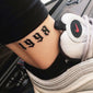 Old English Numbers Tattoo Set