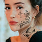 Offset Face Temporary Tattoos Set
