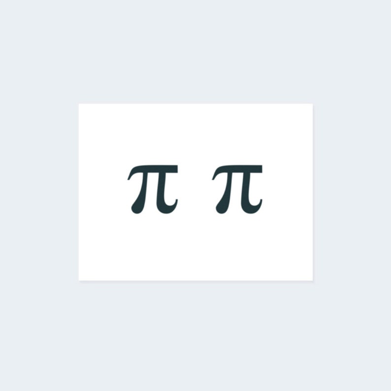 pi symbol outline