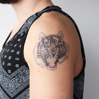 tiger temporary tattoo