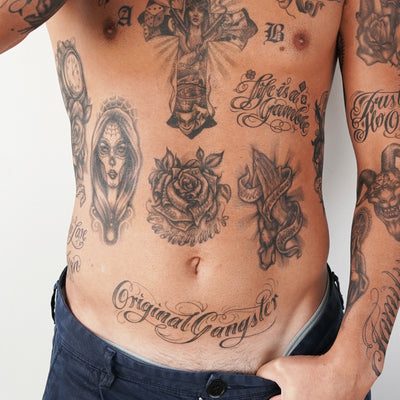 cash rules dollar rose tattoo