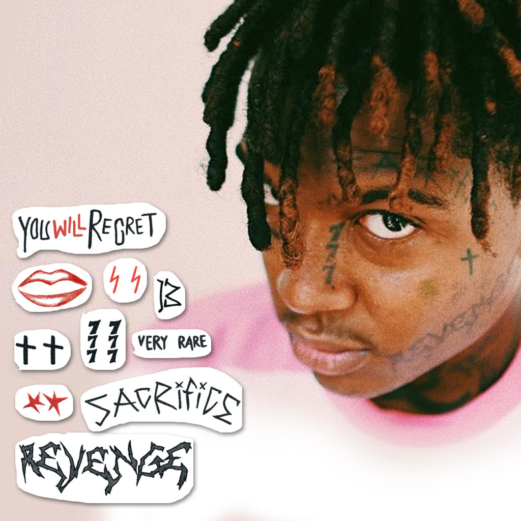 ski mask face tattoos