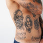 Skull Roses Clock Tattoo