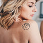 Minimalist Sloth Tattoo (Set of 2)