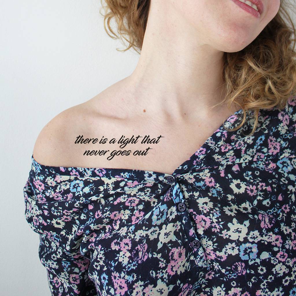The Tattoo - 'Light That Never Goes Out' | – TattooIcon