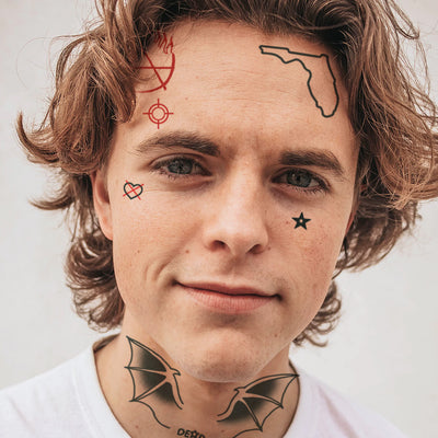 smokepurpp temporary face tattoos