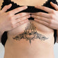 intricate underboob tattoo