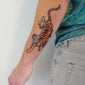 vintage tiger tattoo