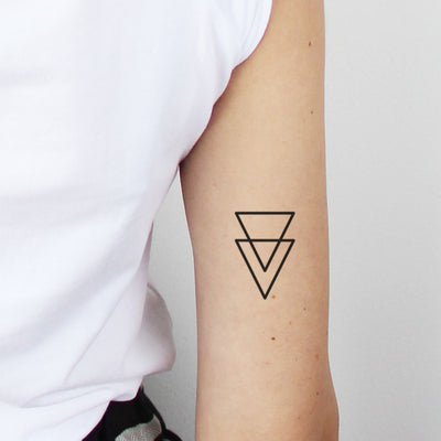 Mystic Triangle Tattoo (Set of 2)
