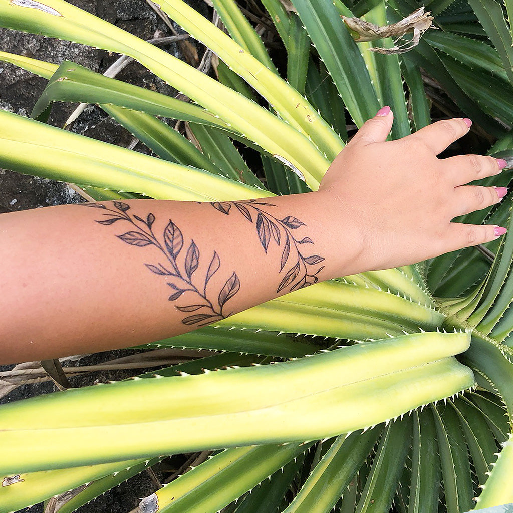 Palm Tree Tattoo for Forearm Dotwork Tattoo Palm Tree 
