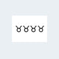 Taurus Zodiac Sign Tattoo (Set of 4)