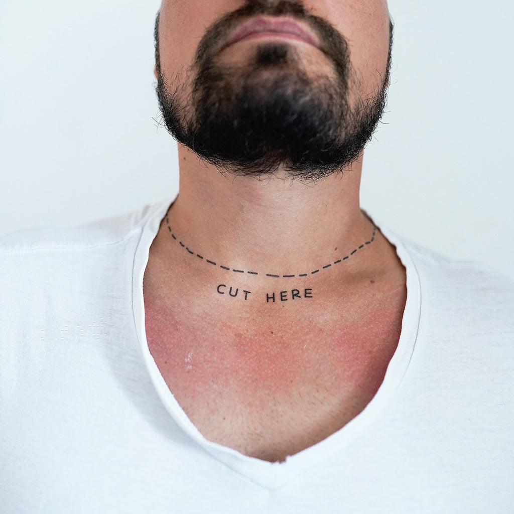 Trevor Philips GTA Neck Temporary Tattoo (Set of 2) TattooIcon