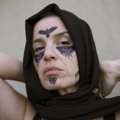 Shield-Maiden Face Tattoo Set
